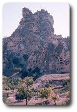 Uchisar Castle, Cappadocia, Turkey