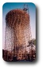 Bamboo scaffolding at the Golden Temple, Amritsar, India