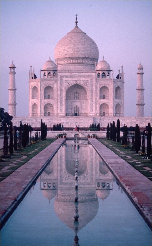Taj Mahal at sunrise, Agra, India
