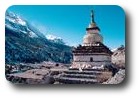 Chorten at Mungli, Annapurna Circuit, Nepal