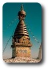 Stupa at Swayambhunath outside Kathmandu, Nepal