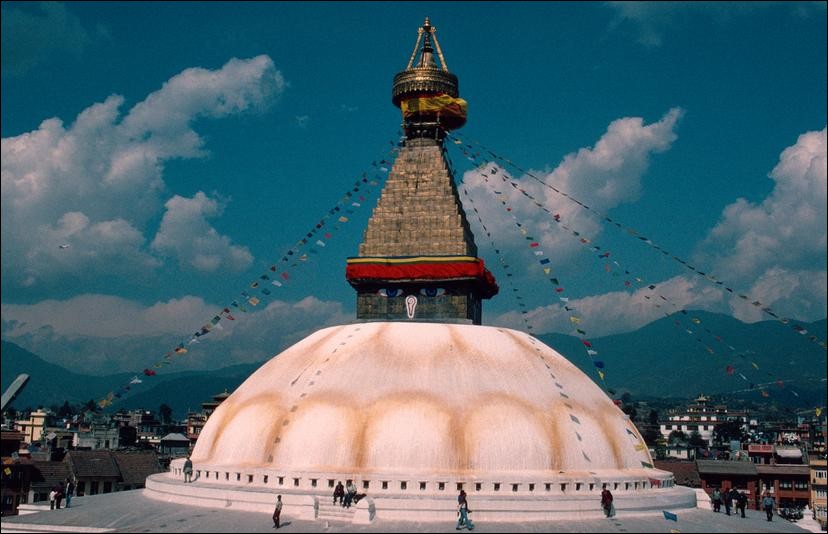 Bodnath Stupa near Kathmandu, Nepal