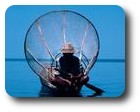 Fisherman with his net on Inle Lake, Myanmar