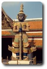 Statue at the Grand Palace, Bangkok, Thailand