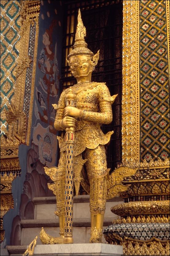 Statue at the Grand Palace, Bangkok, Thailand