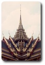 Roof of Dusit Hall, Grand Palace, Bangkok, Thailand