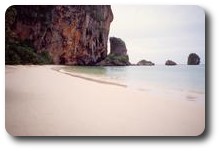 Phra Nang beach near Krabi, Thailand