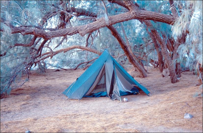 Camping in Death Valley, California, USA