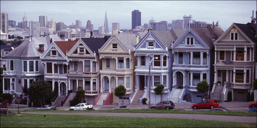 Alamo Square, San Francisco, California, USA