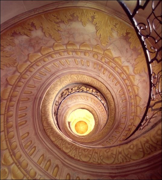 Staircase at Melk Abbey, Melk, Austria