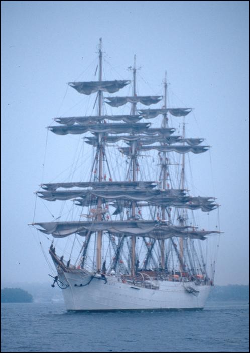 Sedov at the Tall Ships’ Race, Mariehamn, Finland