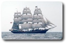 A ship at the Tall Ships’ Race, Mariehamn, Finland