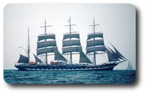 Kruzenshtern at the Tall Ships’ Race, Mariehamn, Finland