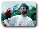 Long John Silver and his parrot...ah, no, me actually